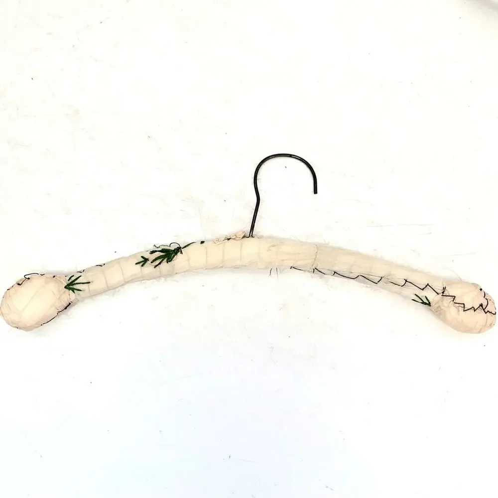 Vintage 40s 50s Floral Handmade Fabric Hanger